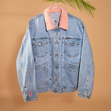 The real find - reworked denim jacket